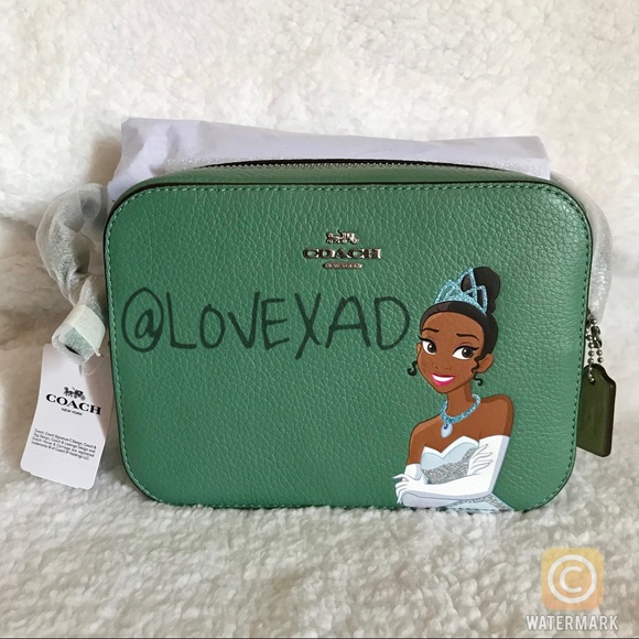 SOLD‼️ 💚✨ NEW Coach x Disney Princess Tiana Purse ✨💚 - Picture 1 of 9